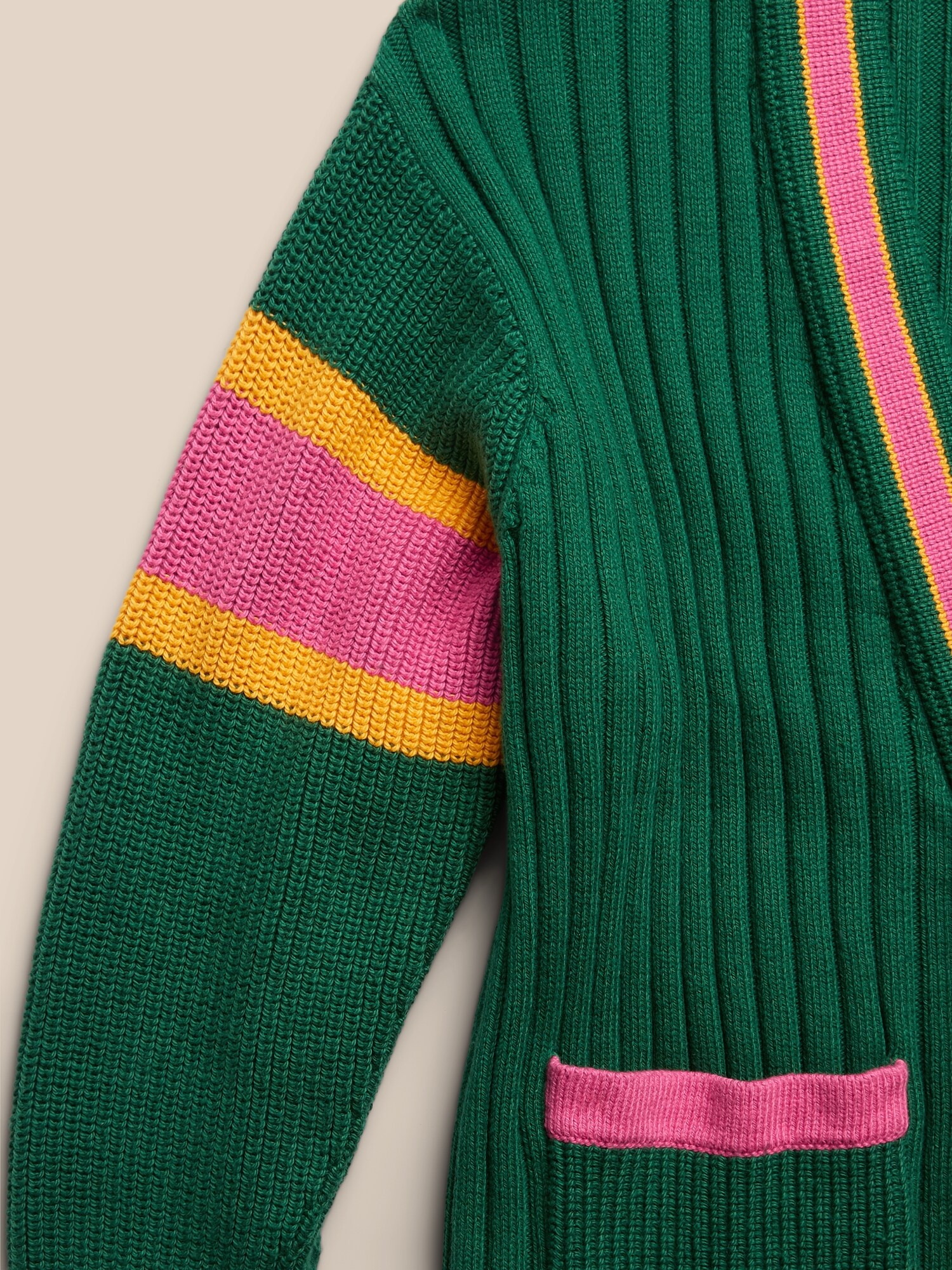 BR ATHLETICS Varsity Cardigan | Banana 