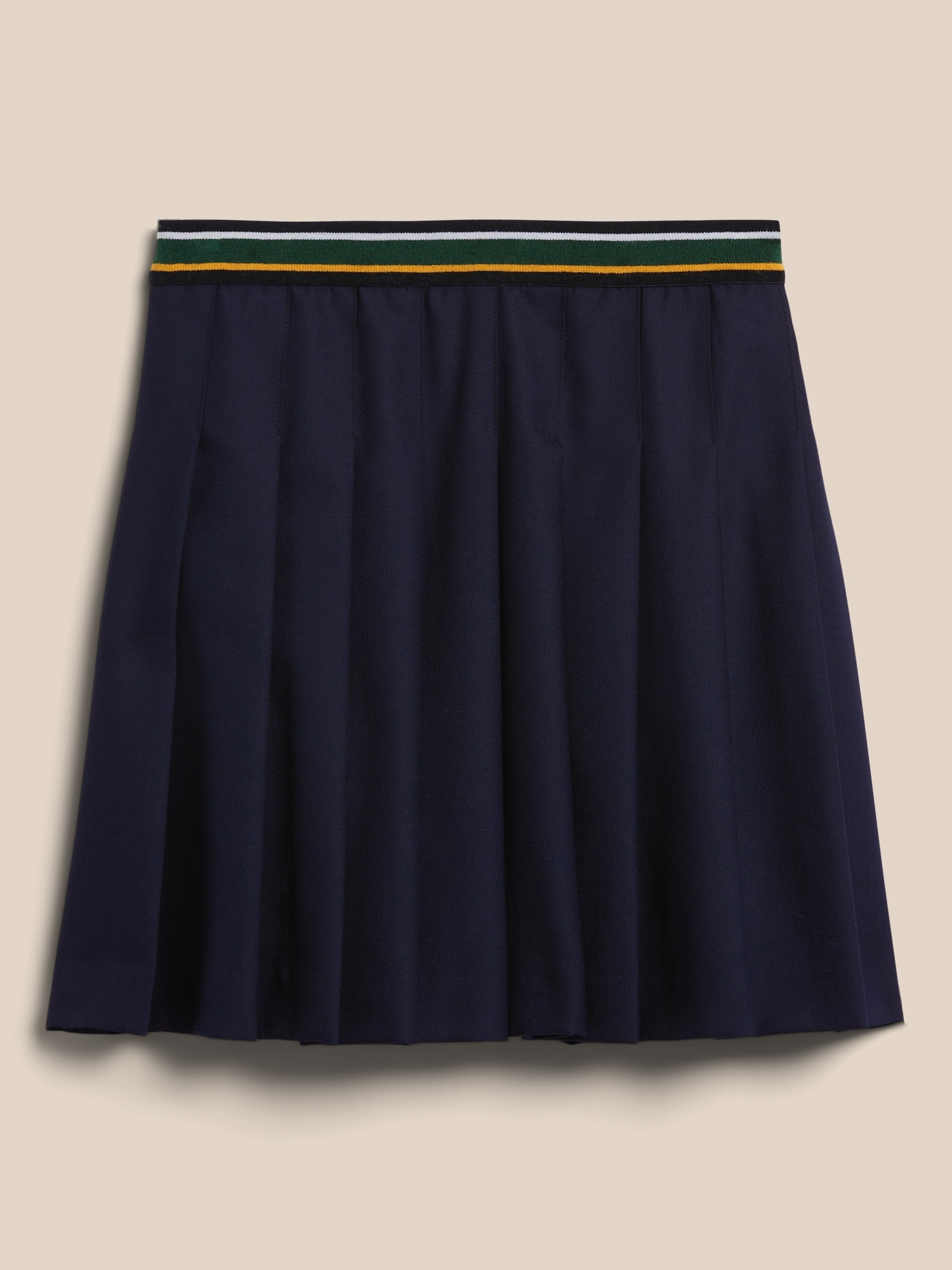 Navy blue shop pleated tennis skirt