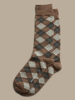 Modern Argyle Sock