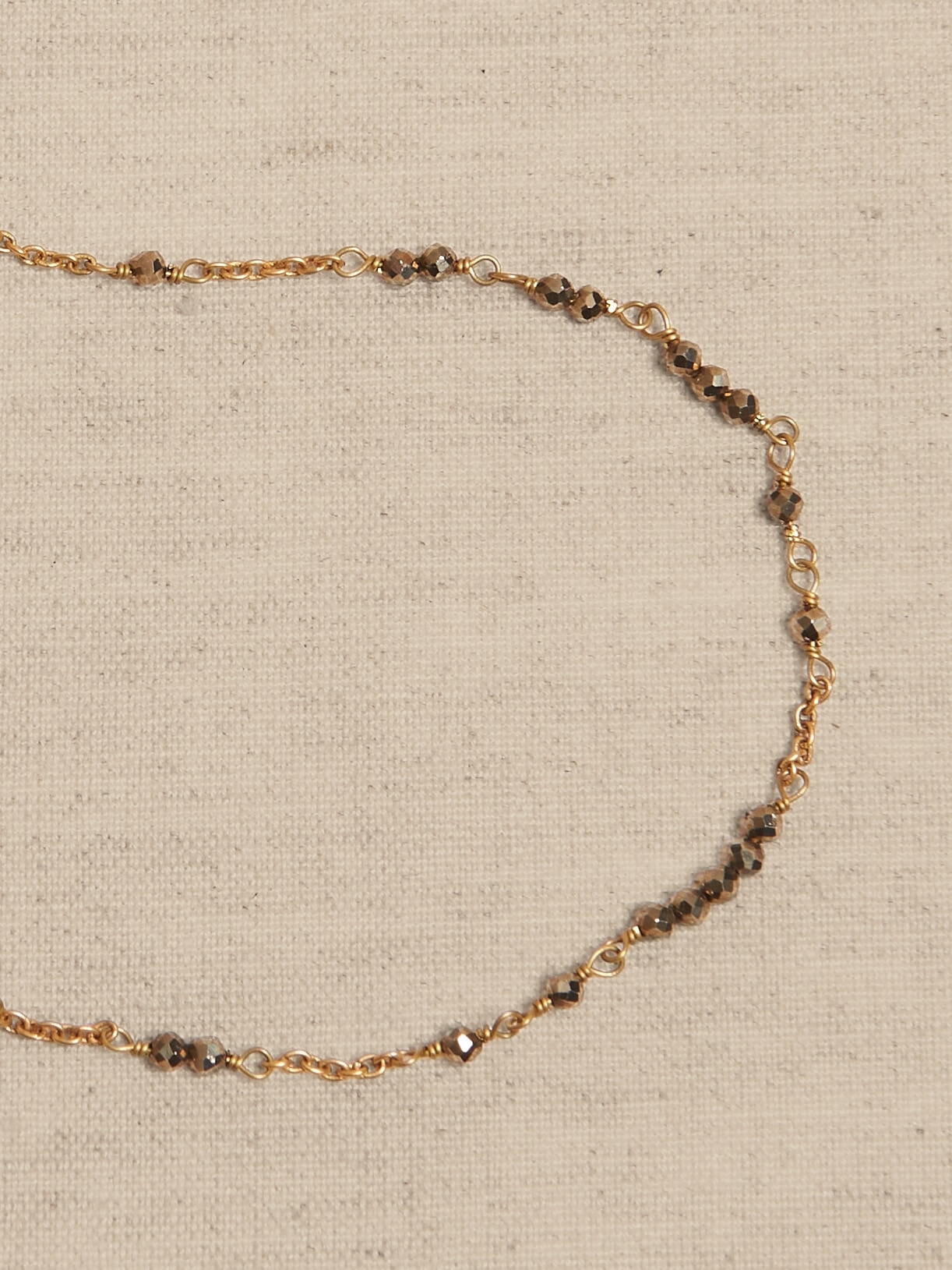 Delicate Strand Stone Necklace &#124 Aureus + Argent