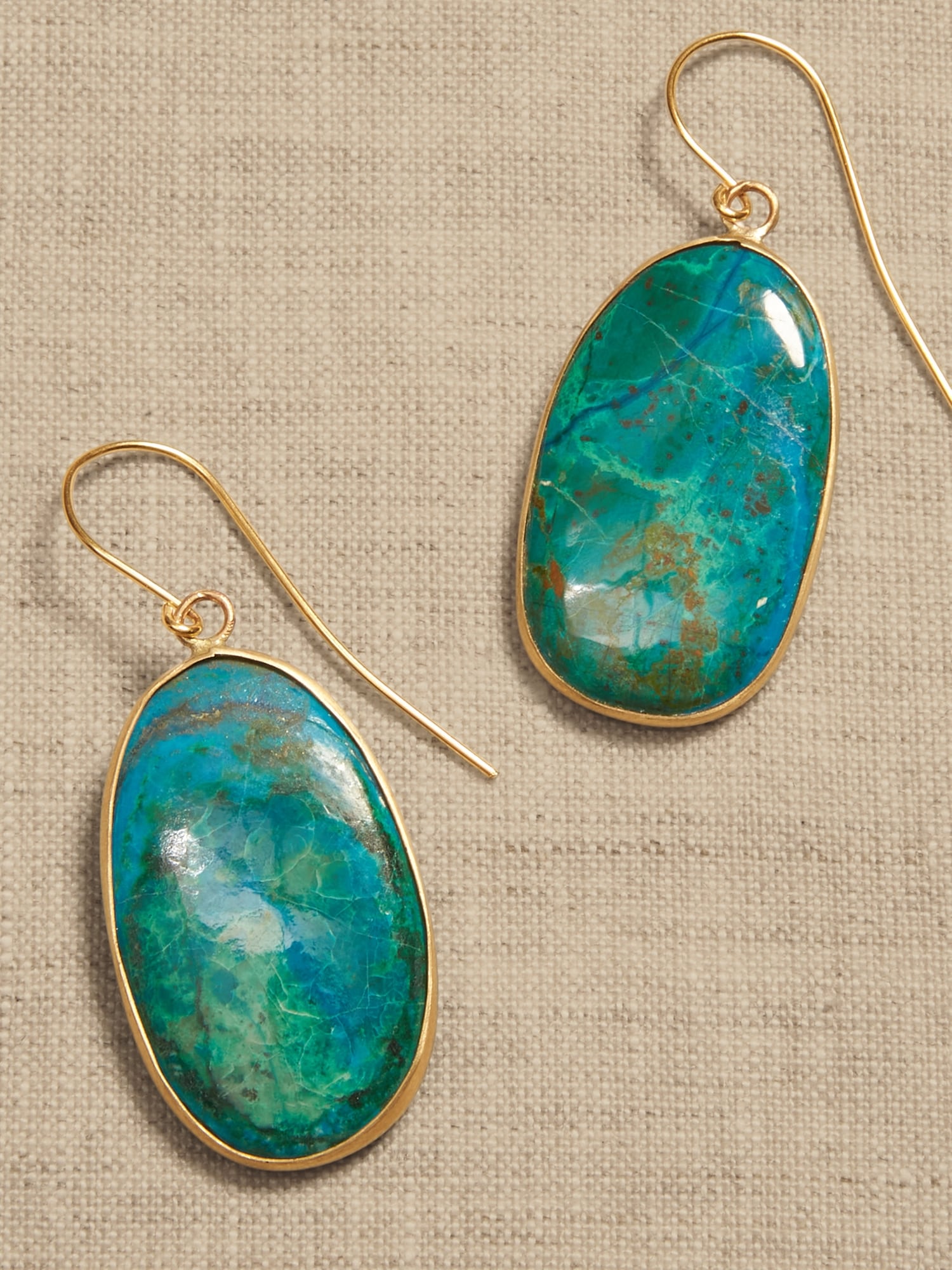 Boucles d’oreilles à turquoise Tulum &#124 Aureus + Argent
