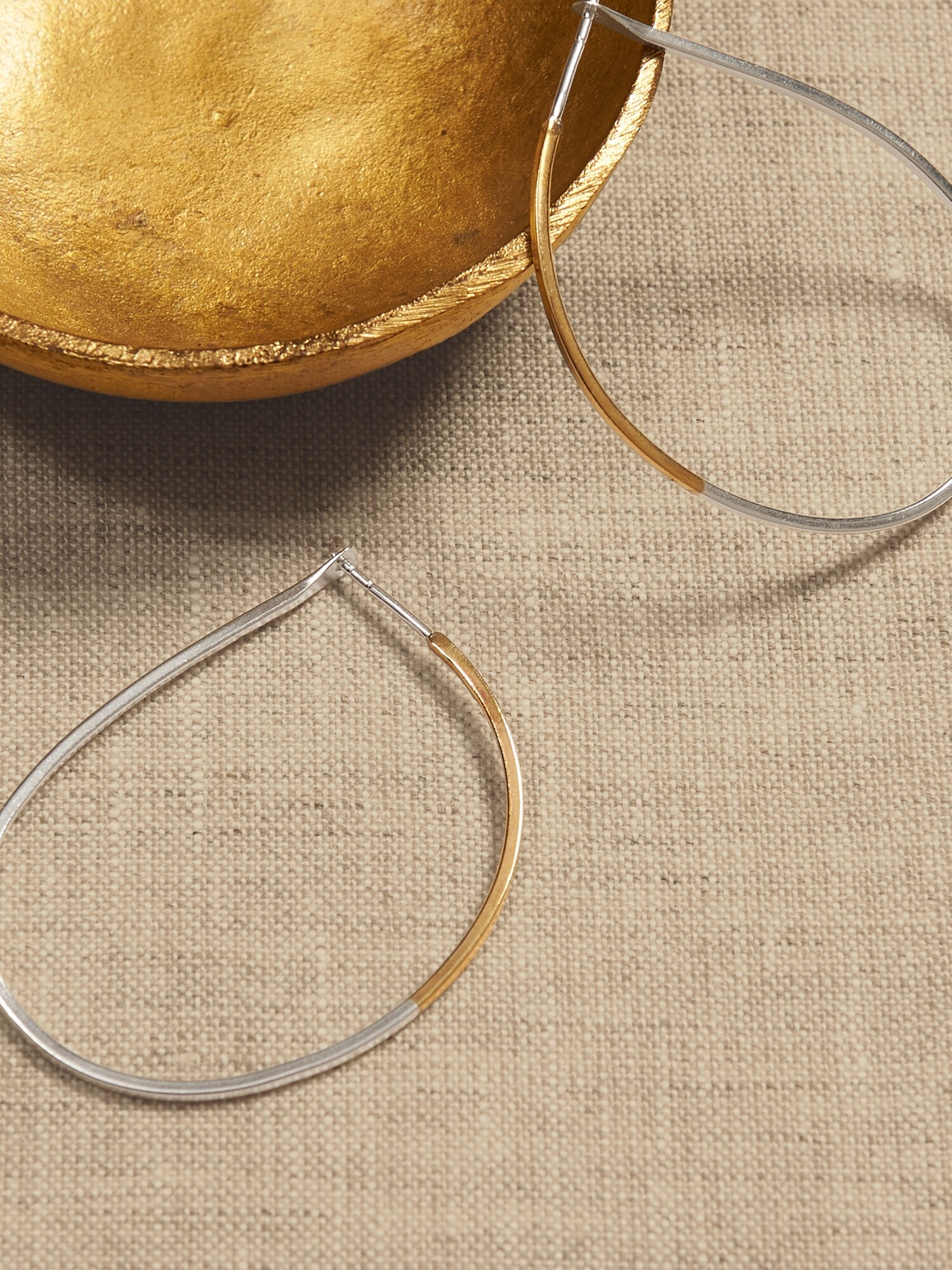 Banana Republic Lina Oval Hoop Earrings &#124 Aureus + Argent multi. 1