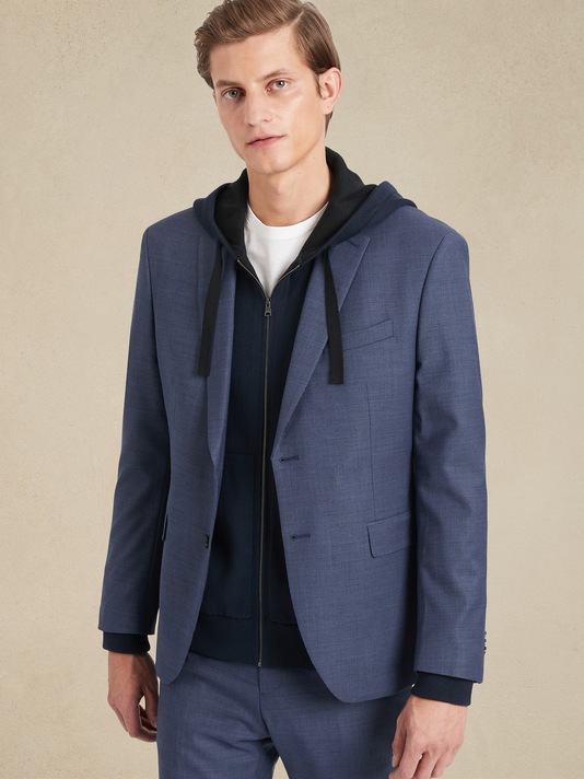 Extra-Slim Italian Wool Suit Jacket