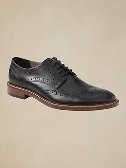 Hadley Italian Leather Brogue Oxford Banana Republic | Shoes | Banana Republic Hadley Italian  main image 3