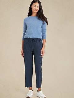Washable Wool-Blend Pull-On Pant