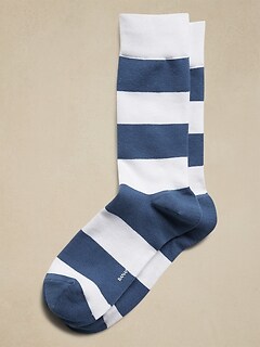 Wide-Stripe Sock