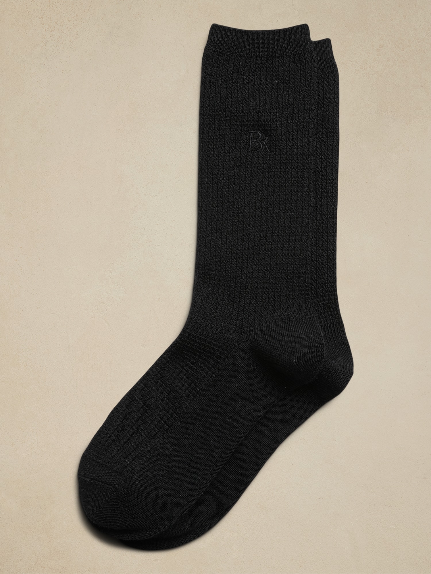 Banana Republic Breathe Trouser Sock black. 1