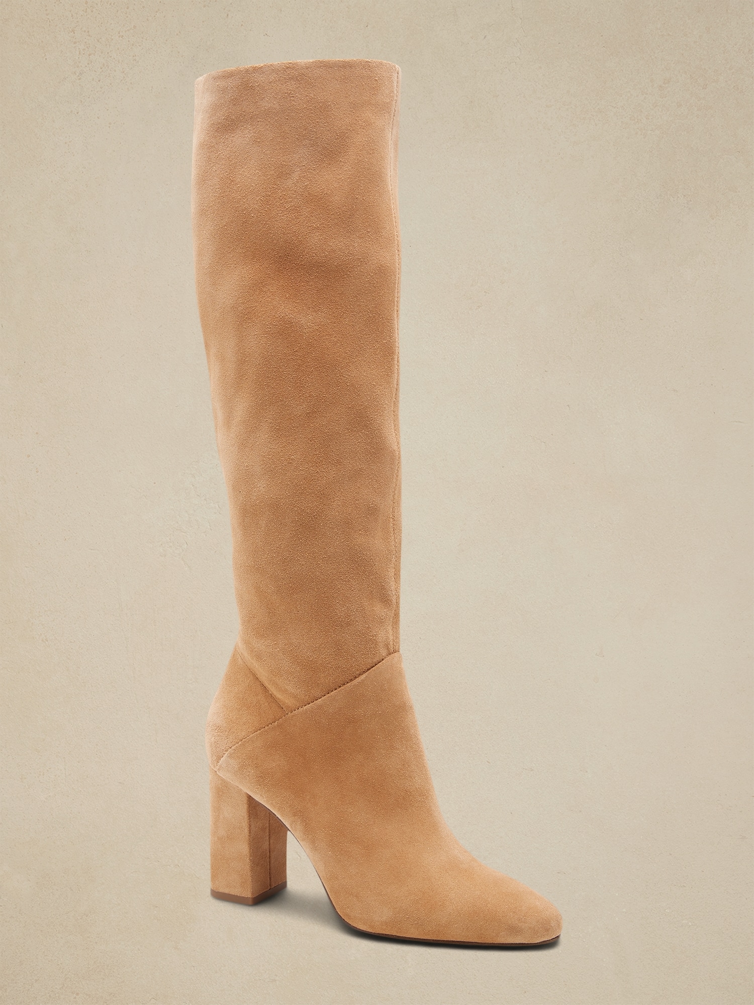 Tall Suede Slouchy Boot | Banana Republic