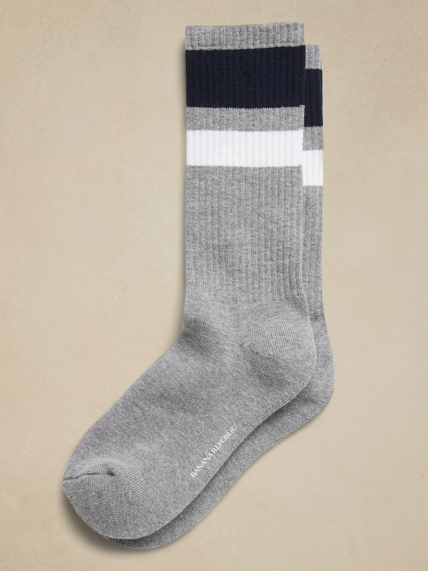 Two Tone Stripe Sock