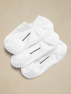 Solid No-Show Sock 3-Pack
