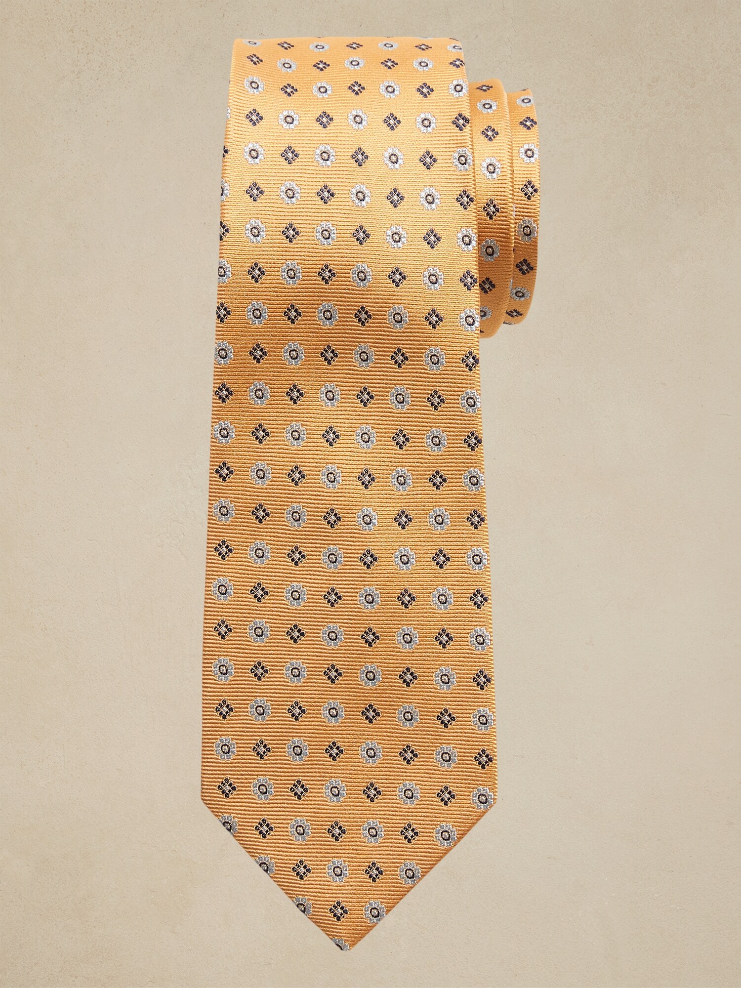 Alternating Foulard Tie