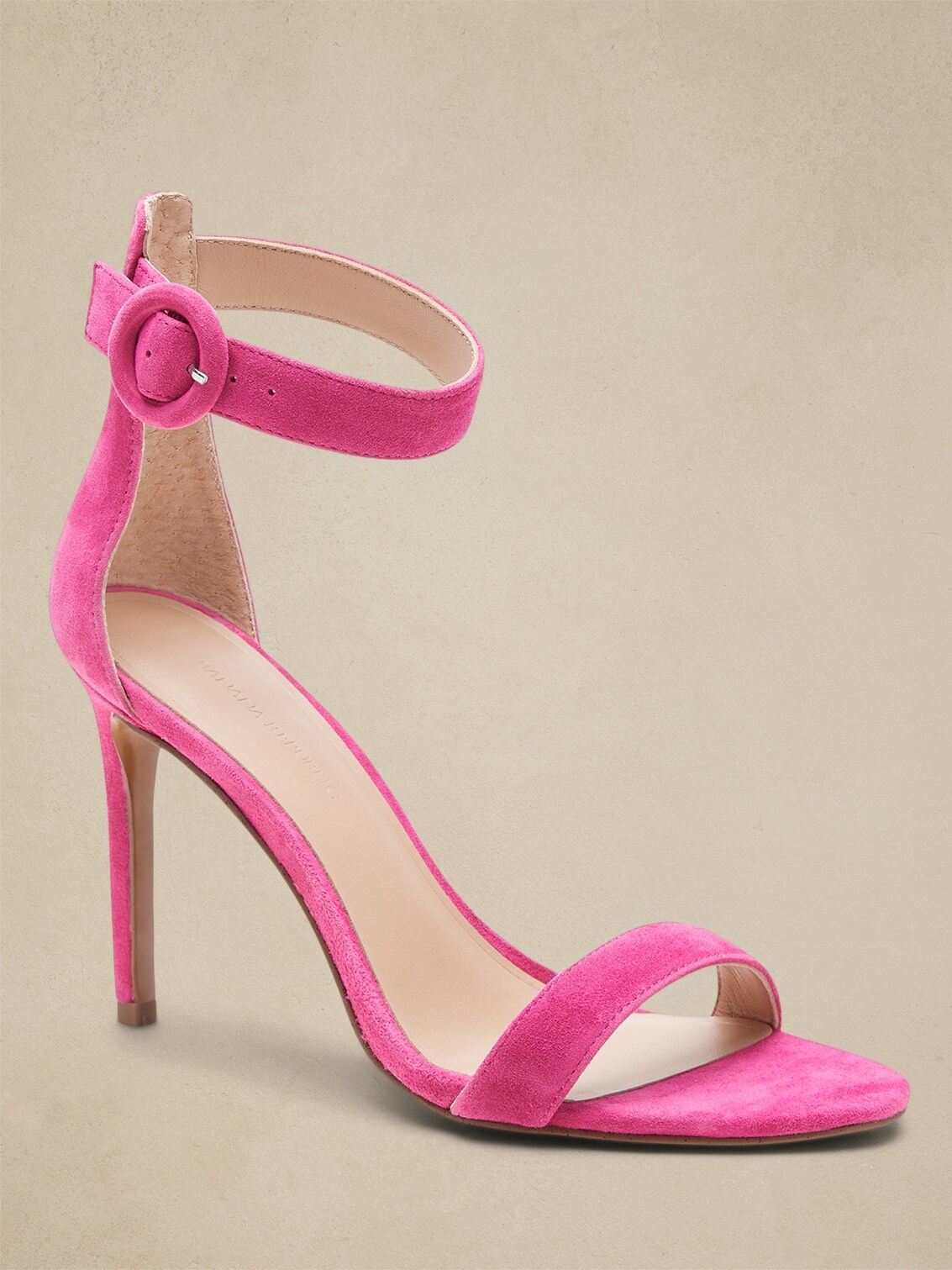 Bare Suede Heels | Banana Republic