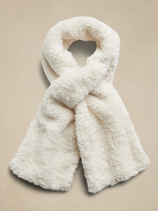 Sherpa PullThrough Scarf Banana Republic