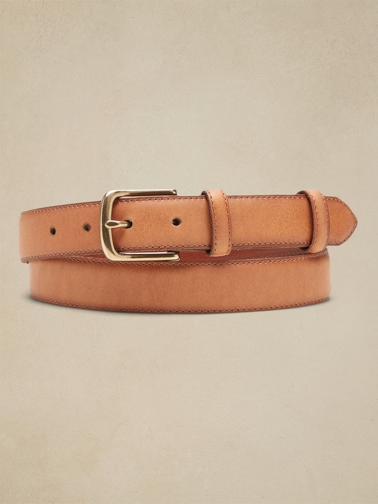 Burnished Leather Belt