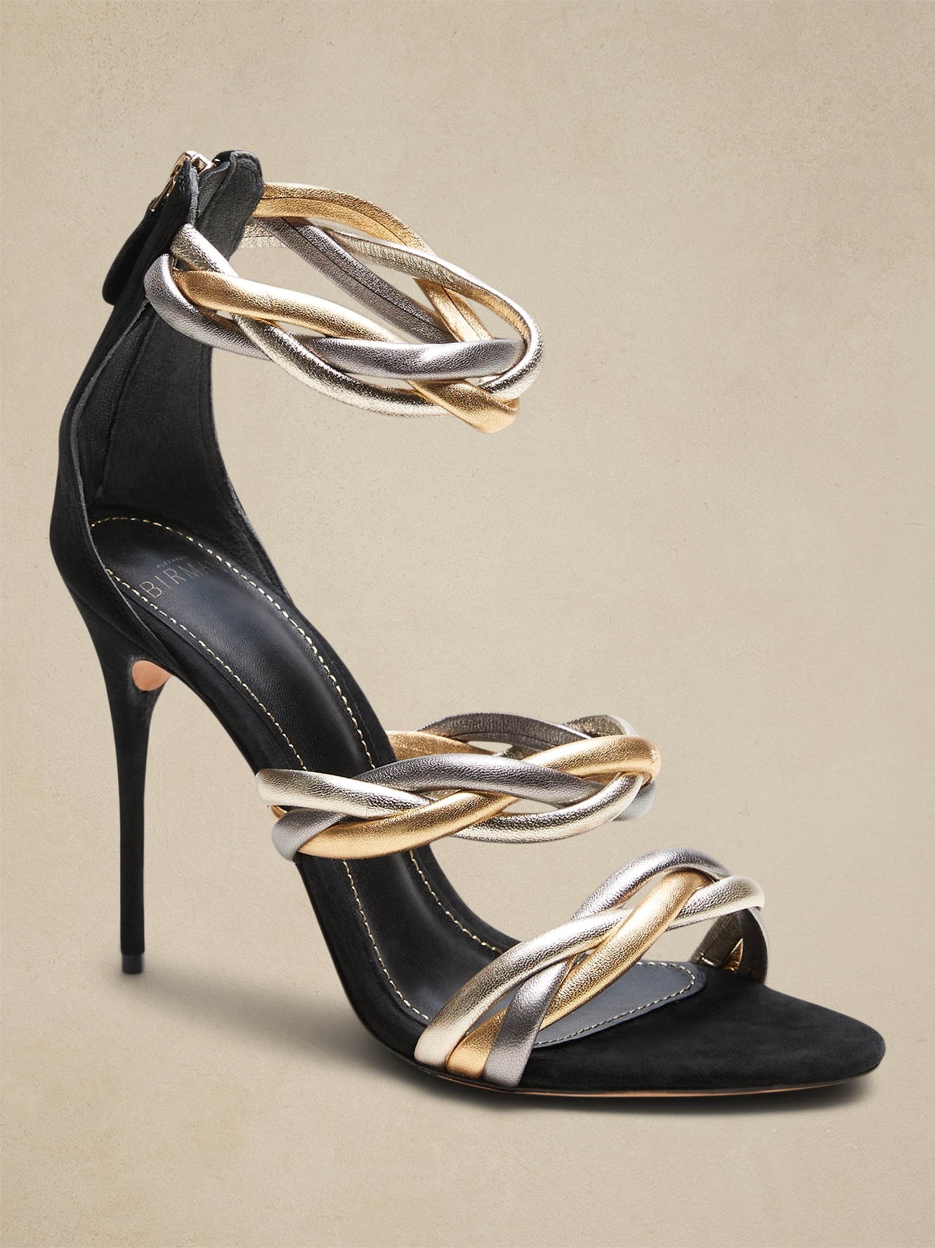 Banana Republic Alexandre Birman &#124 Selena 100 Sandal black. 1