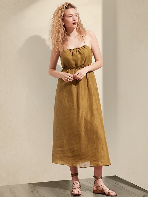 Banana republic mustard dress online