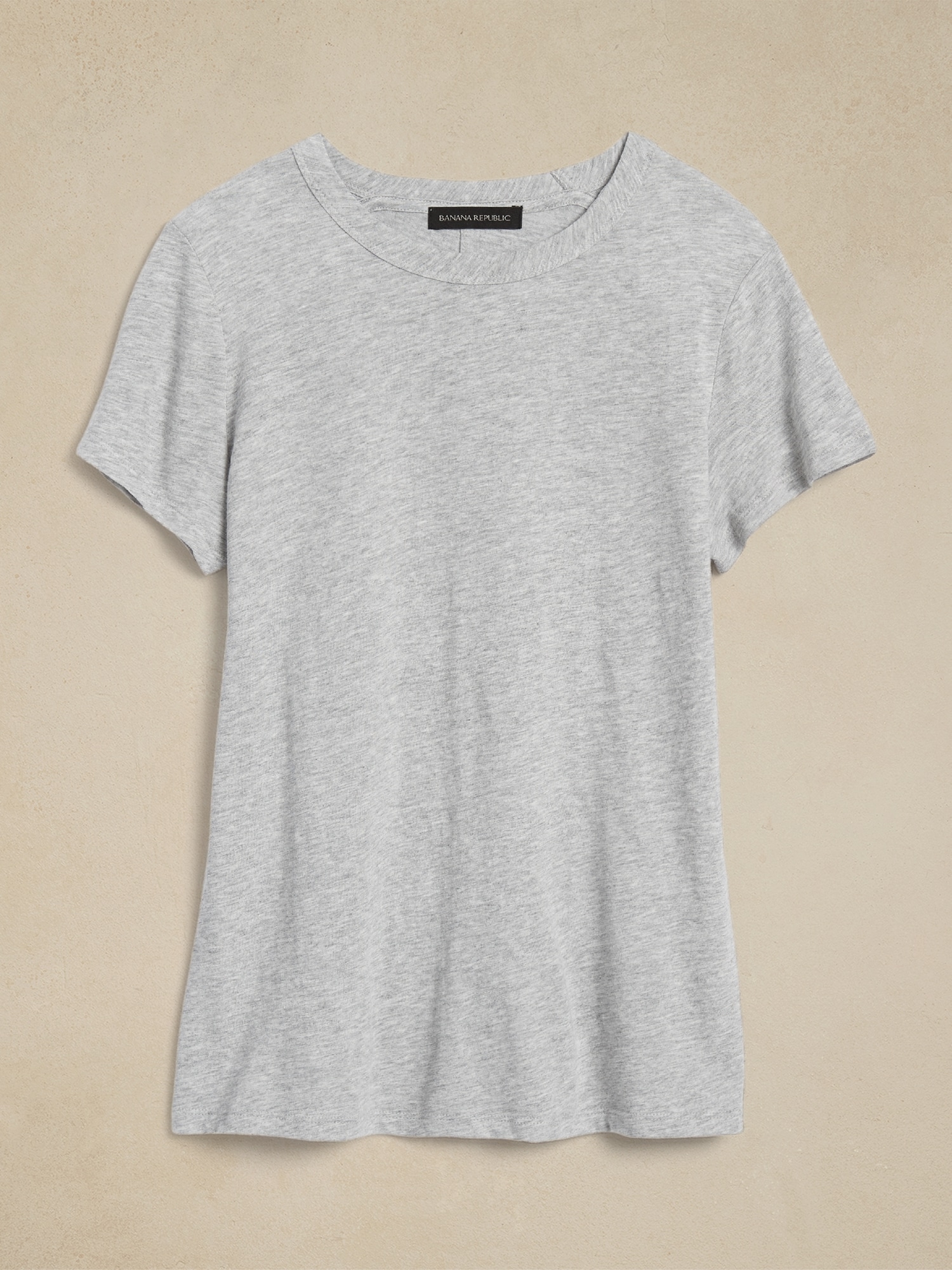 Slub Crew Neck T Shirt Banana Republic 