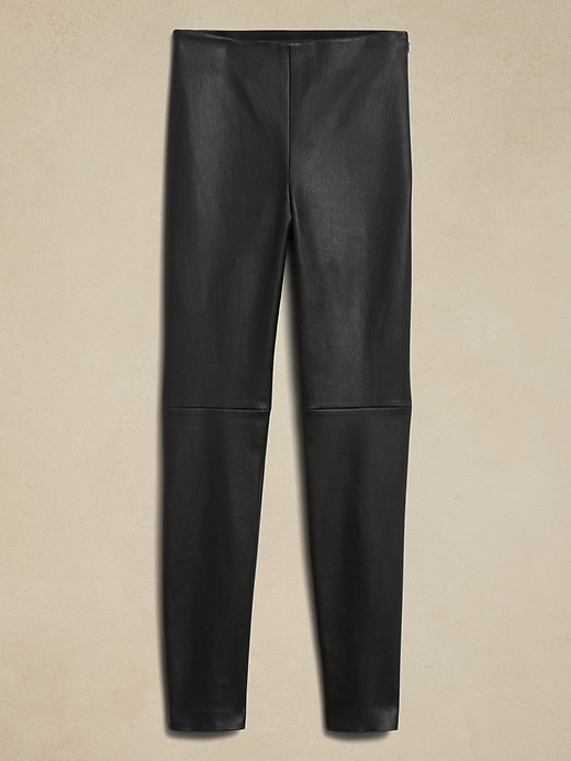 Image number 4 showing, Stretch Leather Legging