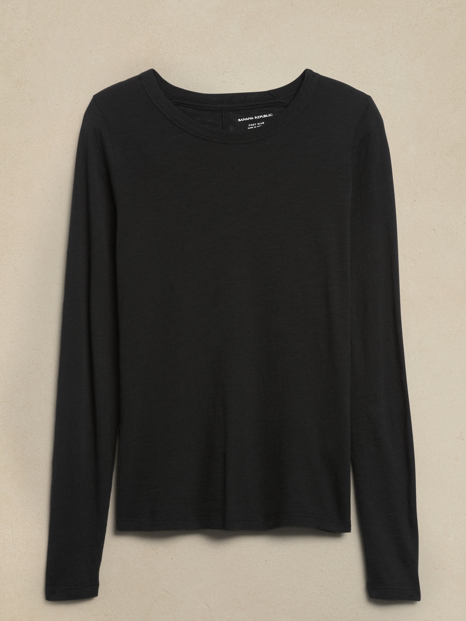 Slub Long Sleeve T Shirt Banana Republic 