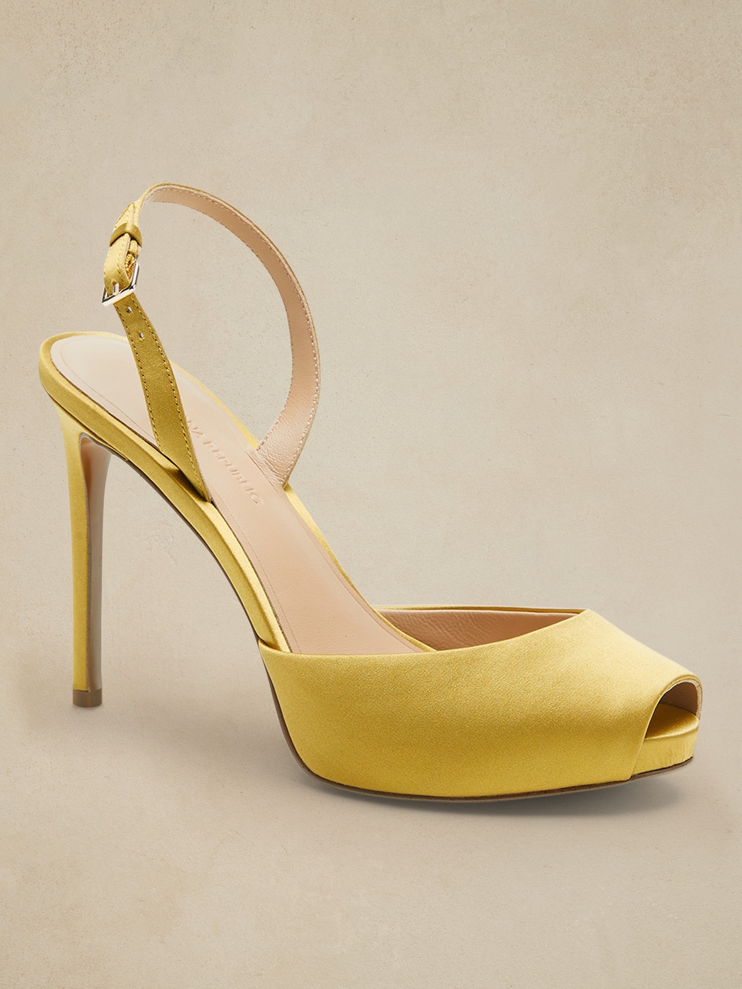 Slingback Peep-Toe Heel | Banana Republic