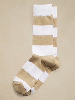 Wide-Stripe Sock