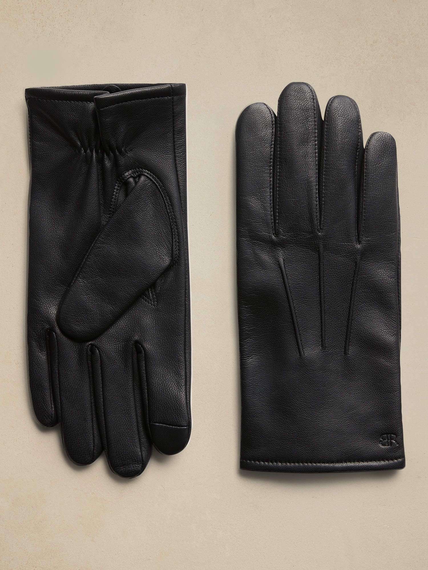 Leather Gloves with Cashmere Lining