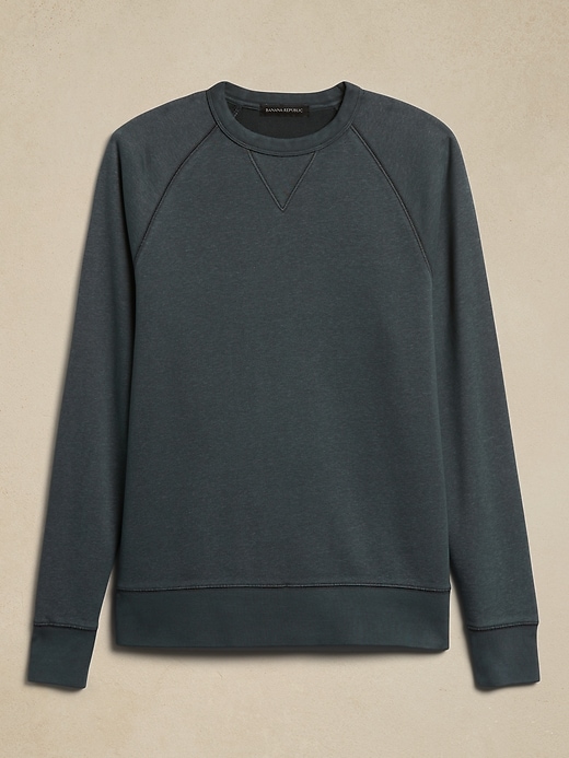 Cotton french terry sweatshirt on sale