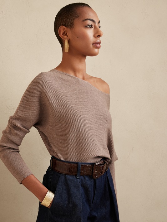 Colleta Off-Shoulder Sweater