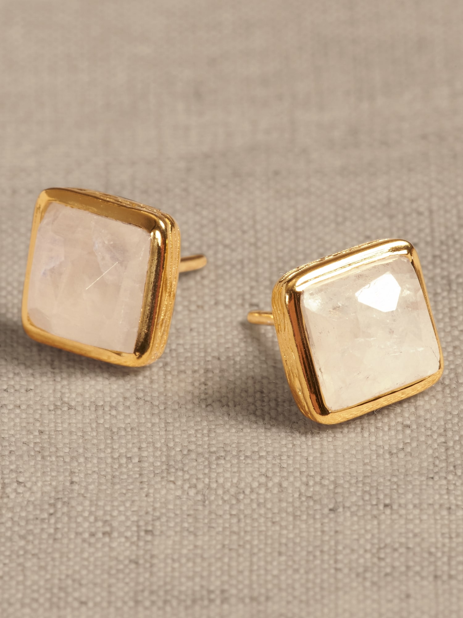 Banana Republic Tiny Square Facet Stud Earrings &#124 Aureus + Argent multi. 1