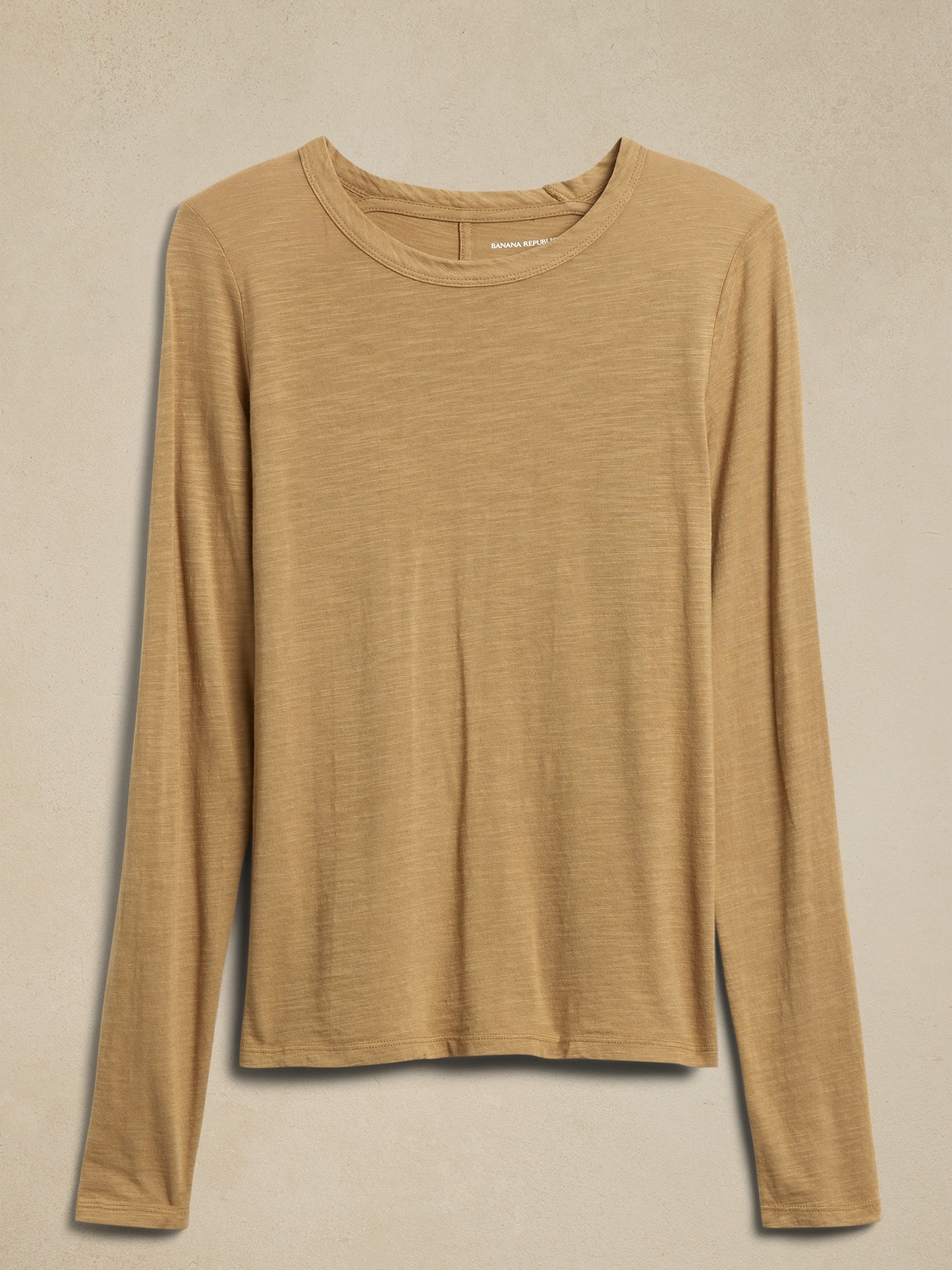 Slub Long Sleeve T Shirt Banana Republic 