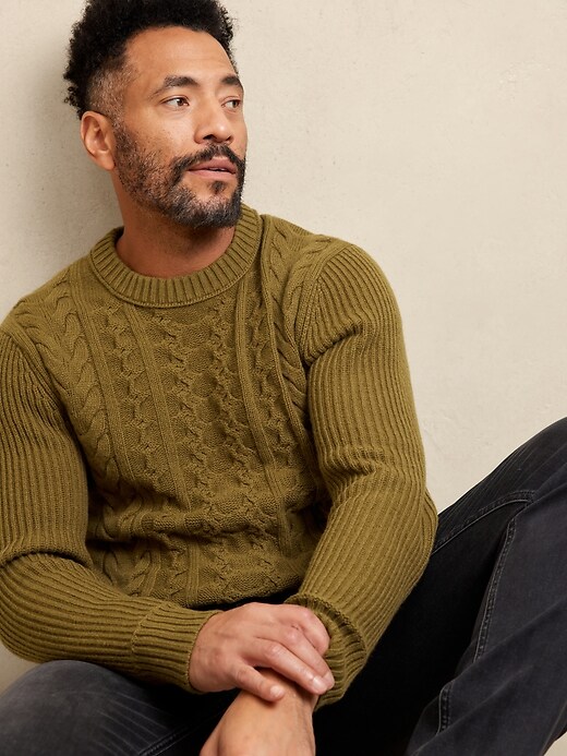 Buy Men's Cordial Green Sweater Online