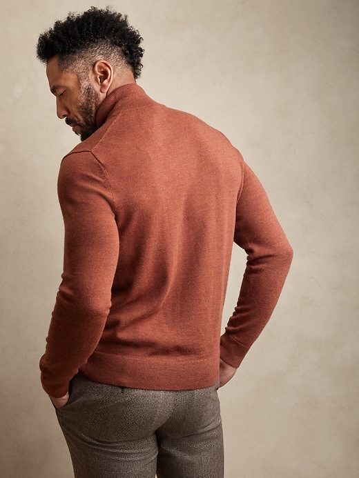 Half zip merino sweater store