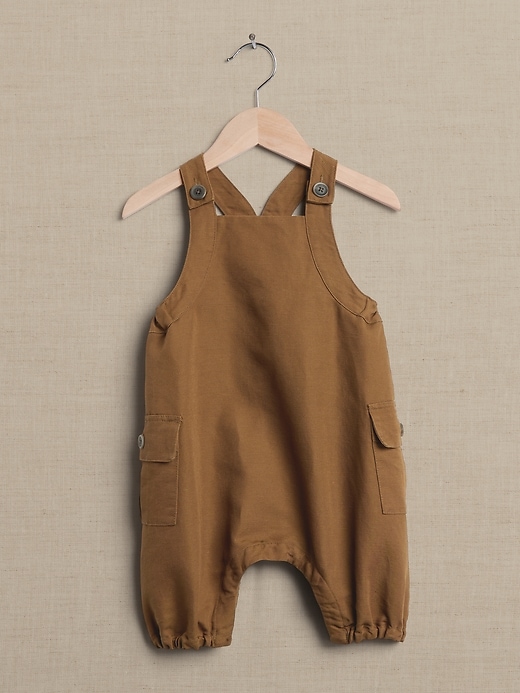 Baby linen romper best sale