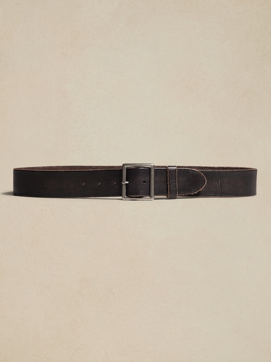 Rugged Leather Belt