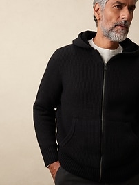 Enna Merino-Cashmere Hoodie Sweater | Banana Republic