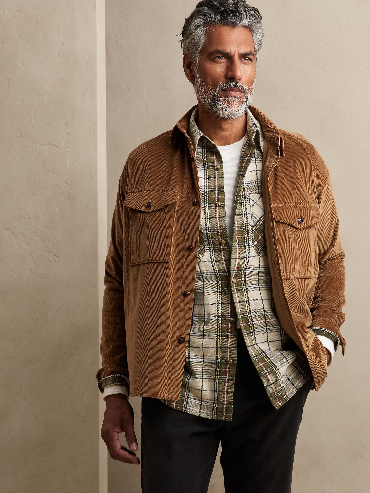 BR ARCHIVES Plaid Flannel Shirt