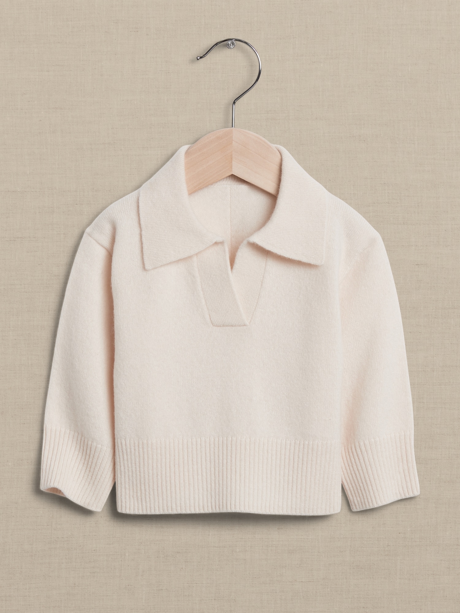 Luna Cashmere Sweater Polo for Baby + Toddler