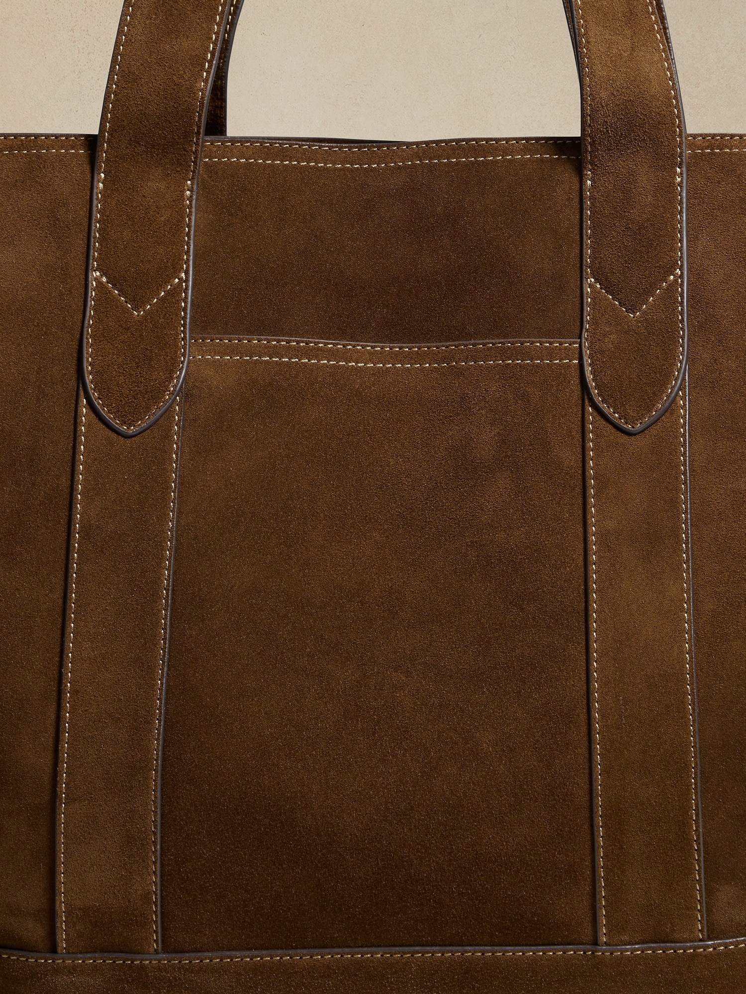 Suede Leather Shopper