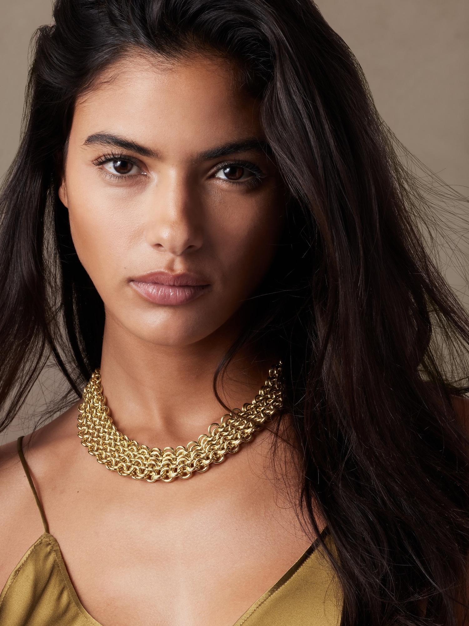 Image number 2 showing, Chainmail Necklace by Aureus + Argent