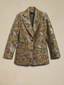 Brocade blazer outlet