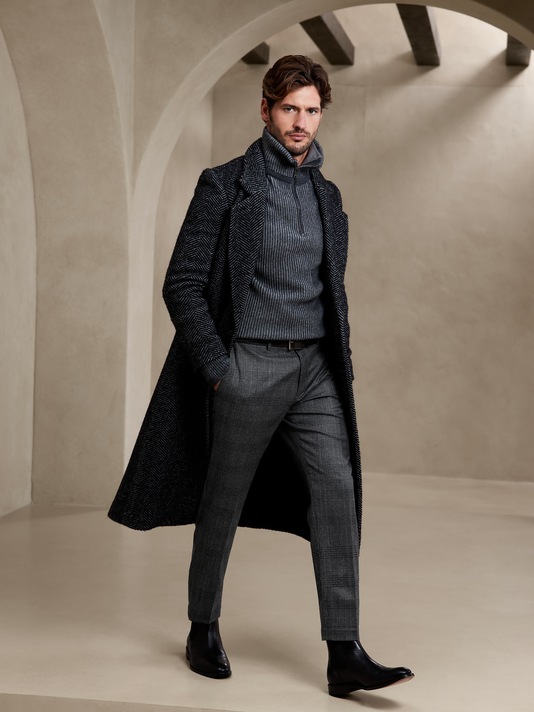 Tapered Perfect Flannel Dress Pant