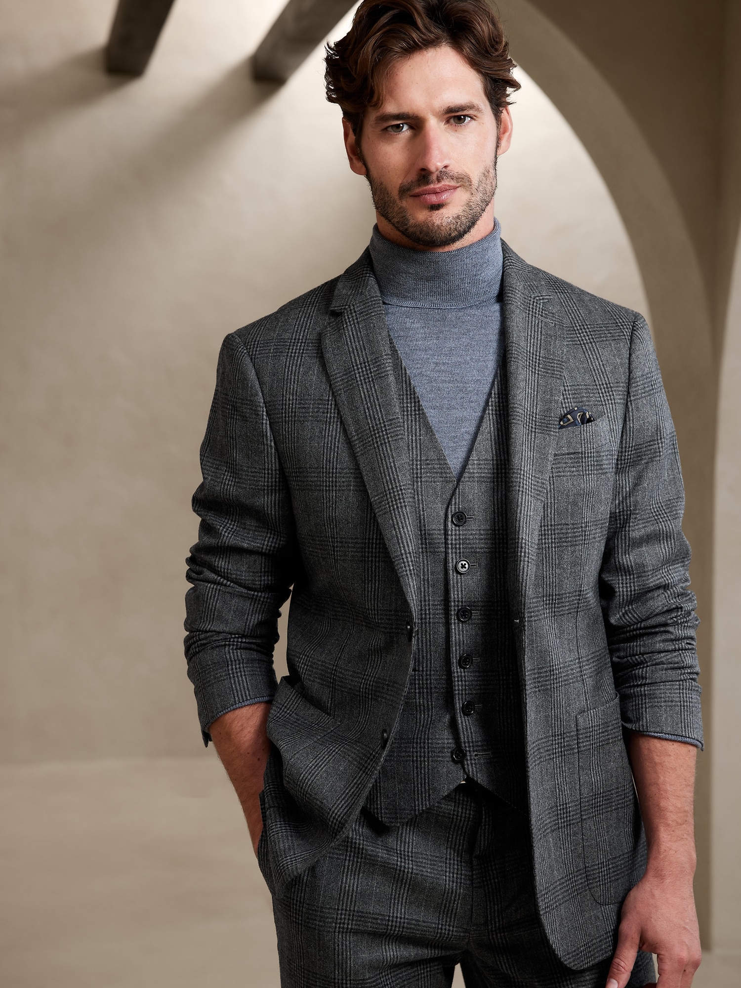 Perfect Flannel Suit Jacket