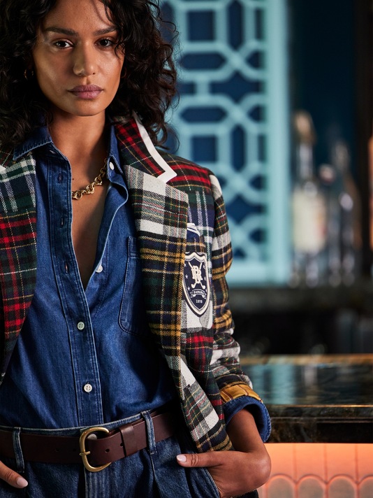BR ATHLETICS Patchwork Blazer