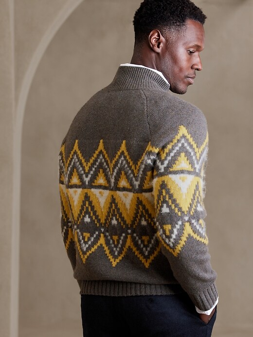 Banana republic fair isle sweater hotsell