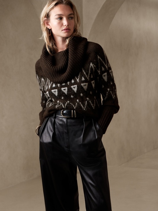 Petite Brae Fair Isle Sweater