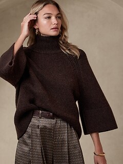 Firenze Flare-Sleeve Sweater