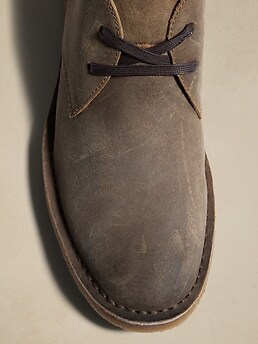 Brendt Leather Chukka Boot with Crepe Sole | Banana Republic