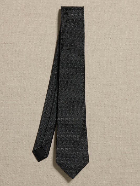 Logo Silk Tie