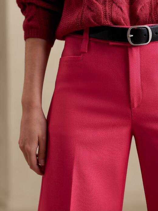 Lido Wide-Leg Italian Wool Pant