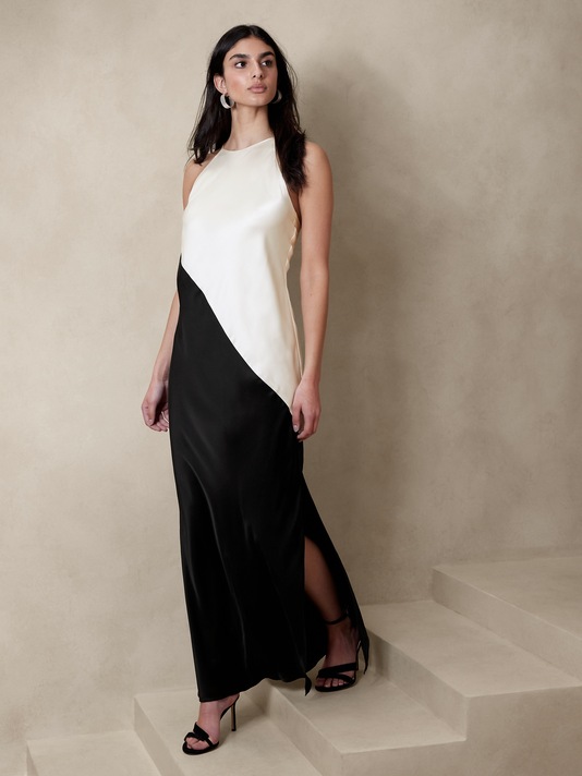 Sombra Silk Maxi Dress